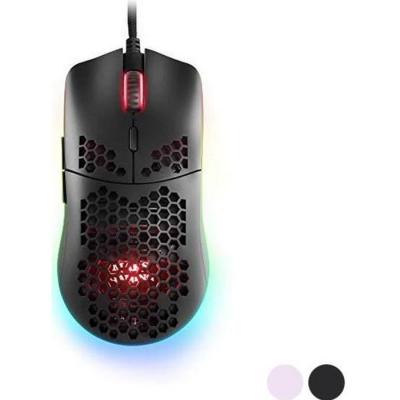 Souris Gaming avec LED Mars Gaming MMAX Ultral&eacute;ger 12400 dpi Noir 