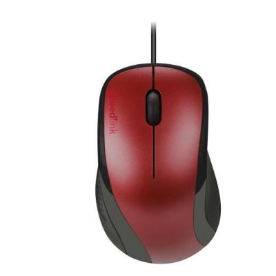 SPEEDLINK KAPPA Mouse - Souris - pour droitiers - optique - 3 boutons - filaire - USB - rouge 