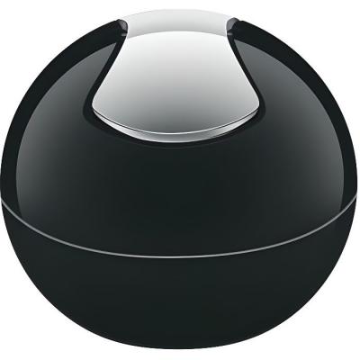 Bowl poubelle salle de bain - 14 x 16 x 16 cm - noir b006ehn6hw