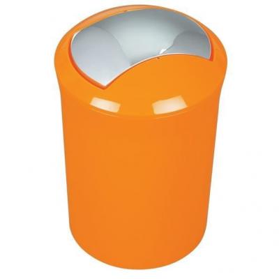 Poubelle &agrave; bascule ps sydney 5L Orange - Orange - Spirella