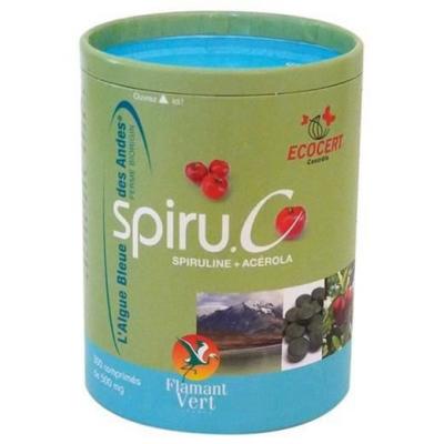 Flamant Vert Spiru.C 300 Comprim&eacute;s de 500 mg - Pot 300 comprim&eacute;s