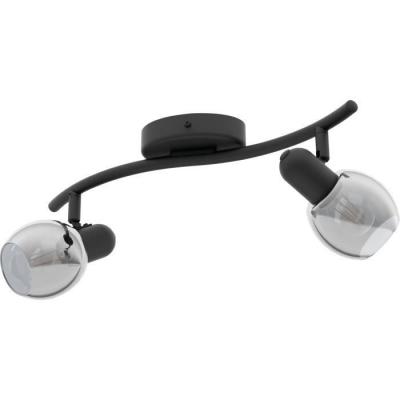 Eglo LB19 Pollica Applique Murale 2 X E14 Noir