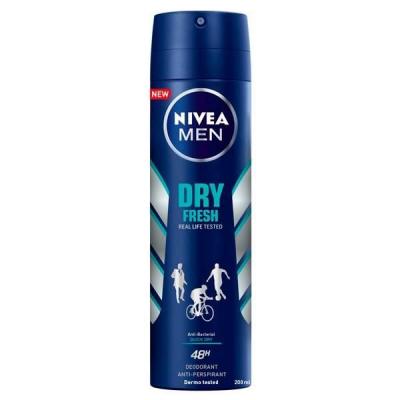 Nivea Men Dry Fresh D&eacute;odorant anti-transpirant, 200 ml