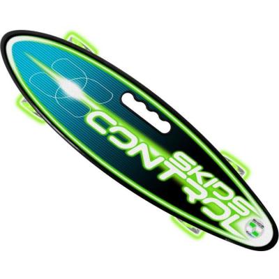 Stamp Skateboard 24 X 7 Skids Control Avec Poign&acute;E Et Roues Lumineuses
