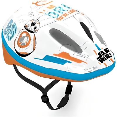 Casque v&eacute;lo enfant Disney V2 Starwars avec molette de r&eacute;glage blanc/