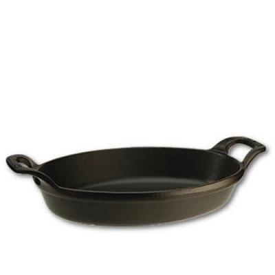 Staub - 1302923 - Plat Ovale Empilable - Fonte - Noir - 28 cm