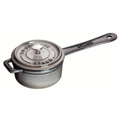 STAUB Casserolette en Fonte, &Oslash; 10 cm, 0,25 L, Gris Graphite