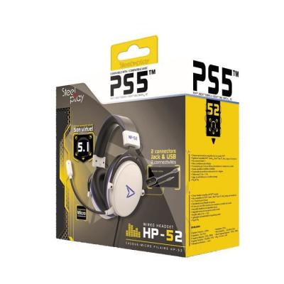 Steelplay HP52 Casque Avec fil Arceau Jouer Blanc