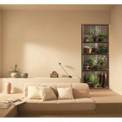 Sticker adh&eacute;sif de porte ondoor - etagere champetre - 204 x 83 cm