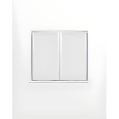 Soleil d'ocre Dolly Paire de Brise Bise, Polyester, Blanc, 70x90 cm