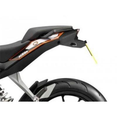 Support de plaque d&acute;immatriculation R&G Racing noir KTM Duke 390 13-