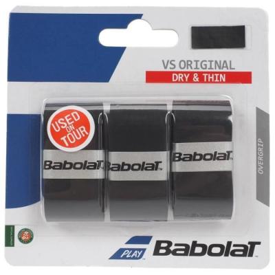 Babolat Vs Original Tennis Overgrip 3 Units Noir
