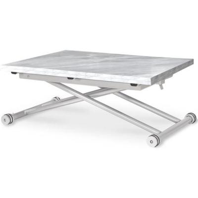Intensedeco - Table basse relevable Philadelphia Effet marbre - Marbre
