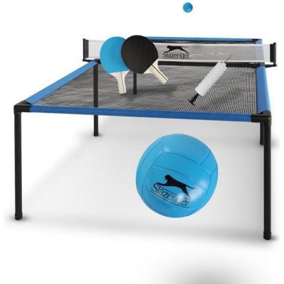 Table de tennis de table Slazenger - Table de Ping Pong - L&eacute;g&egrave;re et compacte - 240 x 120 x 63,5 cm