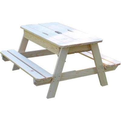 Table en bois pour enfant avec bac &agrave; sable int&eacute;gr&eacute; - Soulet