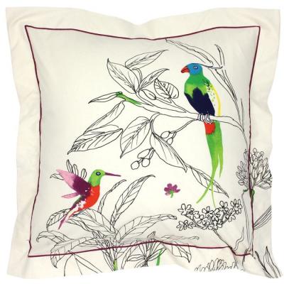 Taie d'oreiller coton brut Amazonia TRADILINGE 65 x 65 cm