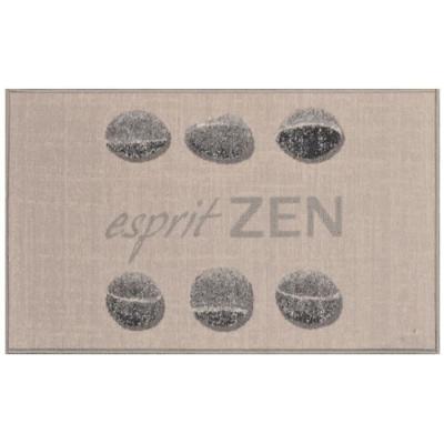 Deco Tapis 1740094 Tapis Imprime Esprit Zen Polyamide/Latex 80 x 50 cm
