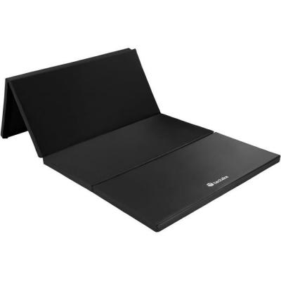 Tapis De Gymnastique Pliable Et Extensible 240x120x5cm - Noir