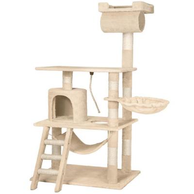 TecTake Arbre &agrave; Chat STOKELEY 141 cm - beige