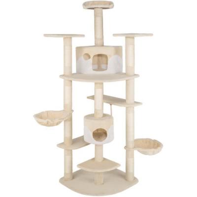 TecTake Arbre &agrave; Chat FIPPI 201 cm - beige/blanc