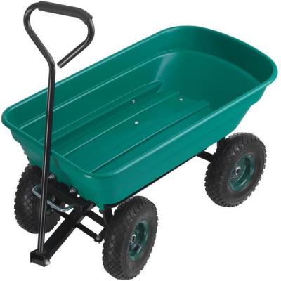 TecTake Chariot de jardin &agrave; main Cubbi 52L capacit&eacute; de charge 120kg