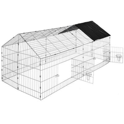 TecTake Enclos pour rongeurs 180 x 75 x 75 cm - noir