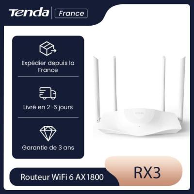 Tenda routeur RX3 WiFi6 AX1800