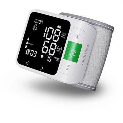 Tensiom&egrave;tre de poignet connect&eacute; - MEDISANA - BW 360 - 1,5 V - Dispositif m&eacute;dical certifi&eacute; - Blanc