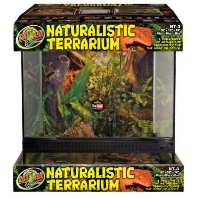 Zoo Med Terrarium Naturaliste pour Reptile/Amphibien 45 x 45 x 45 cm