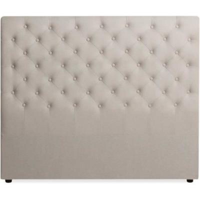 INTENSE DECO T&ecirc;te de lit capitonn&eacute;e Constance 140cm Tissu Beige