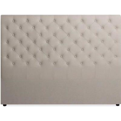 INTENSEDECO T&ecirc;te de lit capitonn&eacute;e Constance 160cm Tissu Beige
