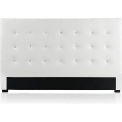 IntenseDeco T&ecirc;te de lit capitonn&eacute;e Premium 180cm Blanc