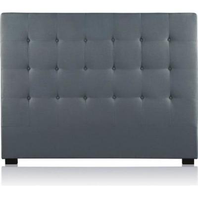 INTENSE DECO T&ecirc;te de lit capitonn&eacute;e Premium Tissu 140cm Gris