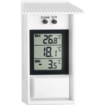 Thermom&egrave;tre &eacute;lectronique mini-maxi pour l&rsquo;int&eacute;rieur ou l&rsquo;ext&eacute;rieur,