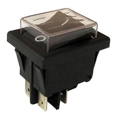 Interrupteur &agrave; bascule bipolaire Ext&eacute;rieur 37 30mm 15A 250V noir 