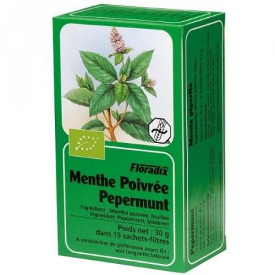 Tisane Menthe Poivr&eacute;e Bio - 15 sachets