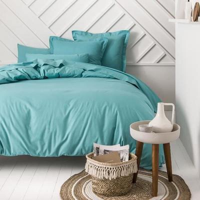 TODAY Drap plat 100% coton - 180x290 cm - Diabolo menthe