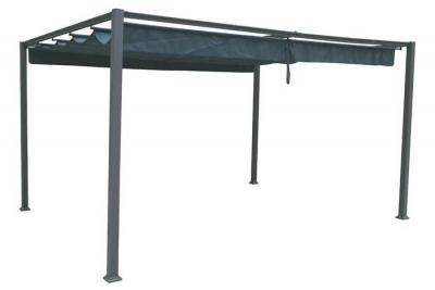 Toile de toit pour la tonnelle Palmeira 4 x 3 m Ardoise - Hesp&eacute;ride
