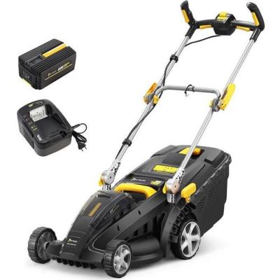 Tondeuse sans fil &agrave; batterie, 40 V, GT ELEC + batterie 4 Ah + chargeur