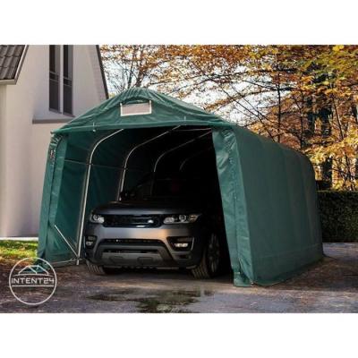 TOOLPORT Tente garage 3,3x4,8m 550 g/m&sup2; vert imperm&eacute;able abri PVC