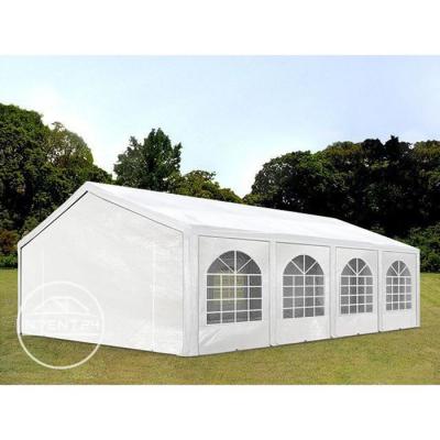TOOLPORT Tente de r&eacute;ception 5x8m 240 g/m&sup2; blanc imperm&eacute;able barnum, chapiteau