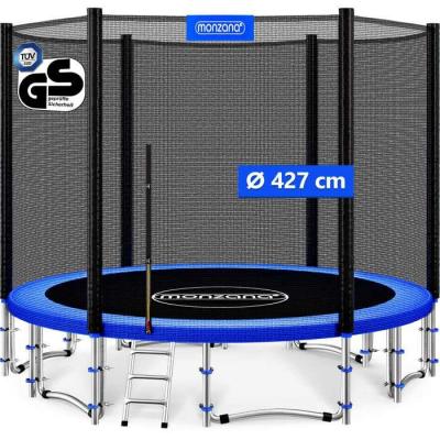 Trampoline 427cm jardin et ext&eacute;rieur avec filet et &eacute;chelle