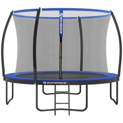 Trampoline noir et bleu avec filet de s&eacute;curit&eacute; Songmics