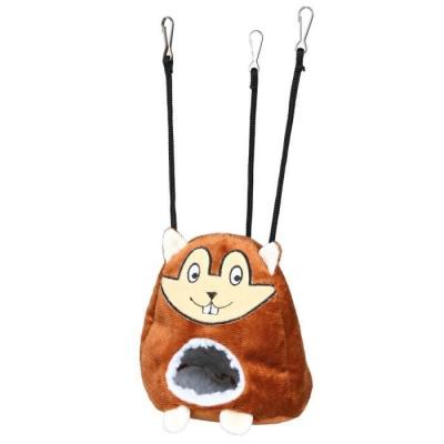 TRIXIE Abri Douillet pour Petit Animal Brun Diam&egrave;tre 11 &times; 14 cm