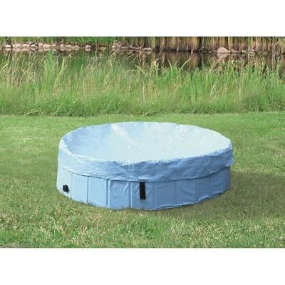 Housse protection de piscine pour chien L 120 cm - Bleu