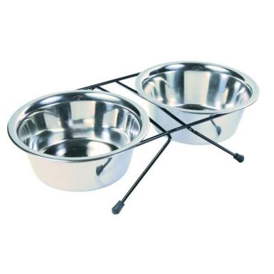 Set &Eacute;cuelles Eat On Feet, 2 &times; 0,75 L/&Oslash; 15 Cm - Mon Animalerie