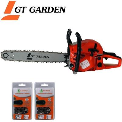 Tron&ccedil;onneuse thermique 62 cm3, 3. 5 cv, guide 50 cm, 2 cha&icirc;nes