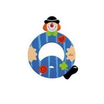 Trudi Sevi - 181753 - Lettre D&eacute;co Bois - Lettre Clown Q