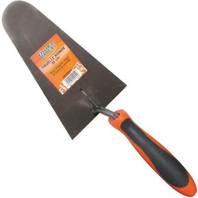 Truelle ronde - FISCHER DAREX - 20 cm - Acier - Pour enduire cr&eacute;pir et lisser le mortier