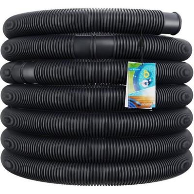 Tuyau de piscine flexible Noir &Oslash;38mm x 14m